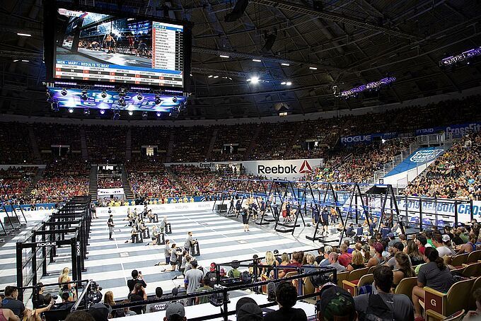 Official sports flooring for the CrossFit Games. Official sports flooring for the CrossFit Games.